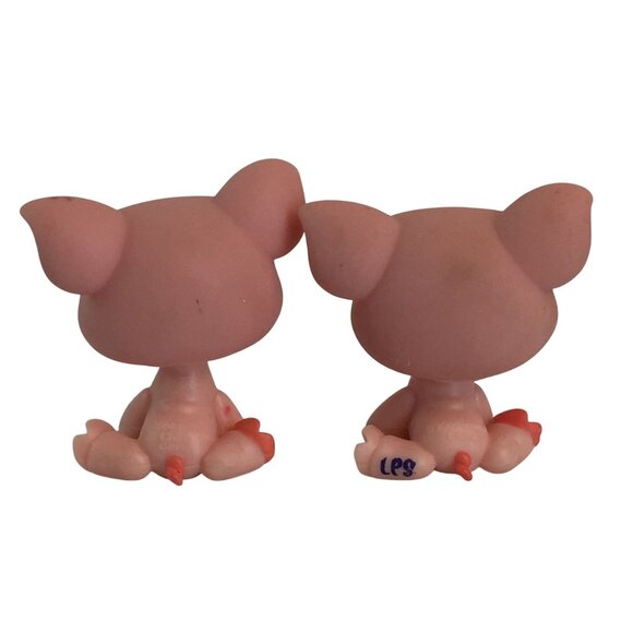 Littlest Pet Shop LPS Pig #622 Polka Dot Ears Clover Eyes #885 #87 #876 #266 - Picture 4 of 16
